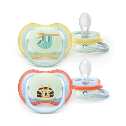 Cumlík Ultra air nočný 0-6 m chlapec, 2 ks Philips Avent