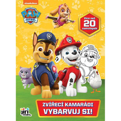 Vyfarbuj si! Tlapková patrola Kamaráti zvieratká