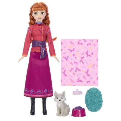Bábika Anna s polárnym vlčaťom Frozen