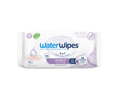 Obrúsky vlhčené Soothing clean 3 in 1 60 ks WaterWipes