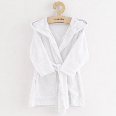 Detský froté župan New Baby white