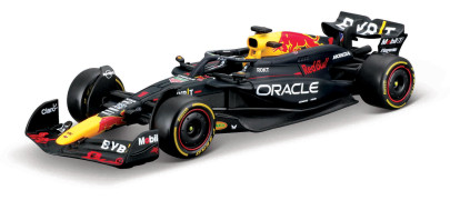 Red Bull Racing RB20 1 Max Verstappen a závodná trať Maisto