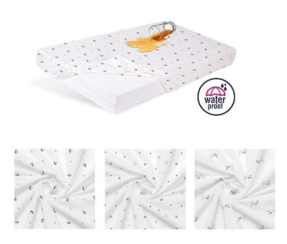 Nepremokavé prestieradlo jersey Print 70 x 140 cm Babymatex