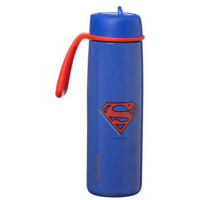 Nerezová termofľaša so slamkou 690 ml Superman B.Box