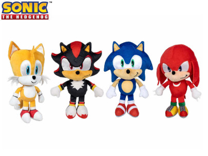 Sonic the Hedgehog plyšové postavy 22 cm