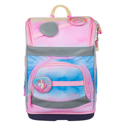 Školská aktovka Zippy plus Rainbow Unicorn Baagl