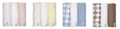 Swaddler Solid Matcha 3 balenia 70 x 70 cm Lodger