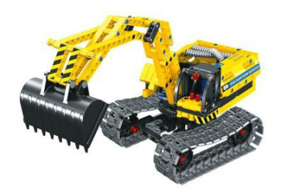 Stavebnica bager robot 2v1 31x14x16 cm iM.Master