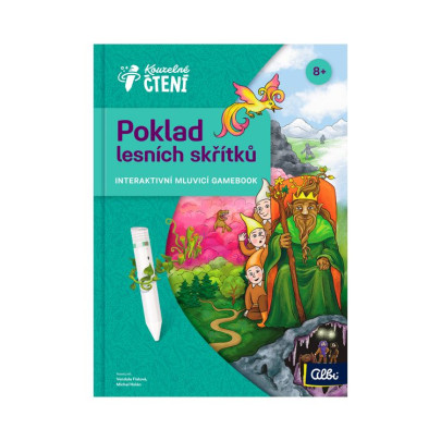 Kúzelné čítanie Gamebook Poklad lesných škriatkov Albi