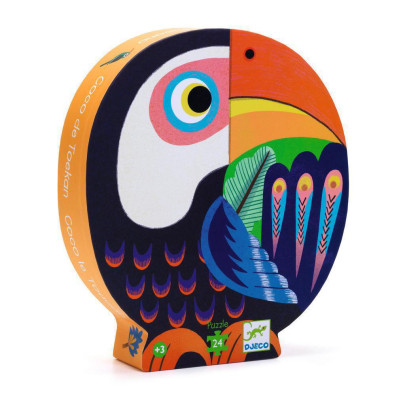 Djeco Puzzle Tukan - 24 dielikov