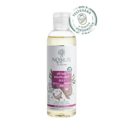 Detský kúpeľový olej Ríša 200 ml Nobilis Tilia