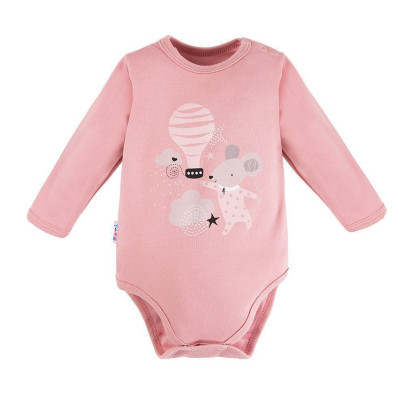 Body Mellow s dlhým rukávom ružovej Eevi