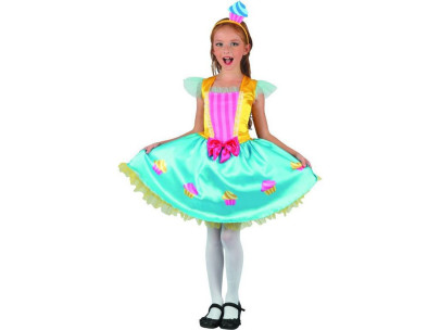 Kostým na karneval - cupcake, 130 - 140 cm