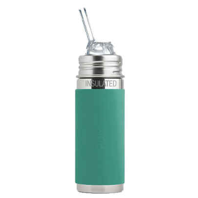 Detská fľaša Termo so slamkou 260 ml Pura