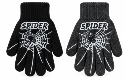 Zimné pletené rukavice Spider 5-7 rokov Rak