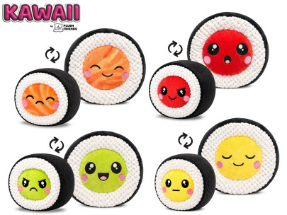 Plush Friends Kawaii Sushi plyšové 25 cm - 4 druhy