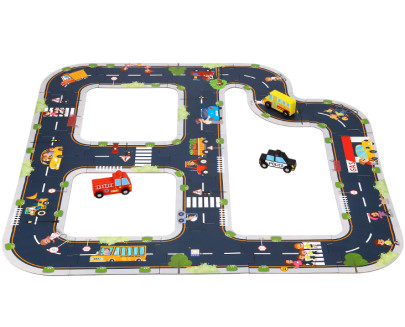Puzzle cesty Mesto
