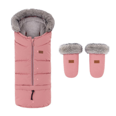 Set zimný fusak Arctic 4v1 + rukavice na kočík Petite & Mars