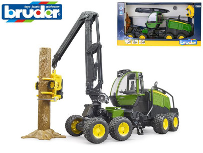 Bruder harvestor John Deere 49 cm na voľný chod s doplnkami