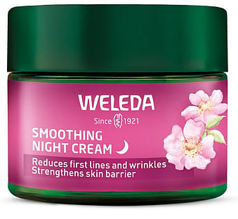 Rozjasňujúci nočný krém Divoká ruža a biely čaj 40 ml Weleda