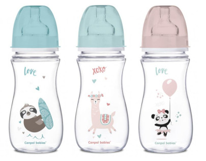 Fľaša so širokým hrdlom Exotic animals 300ml