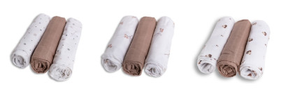 Bambusové plienky 70 x 70 cm 3 ks Babymatex
