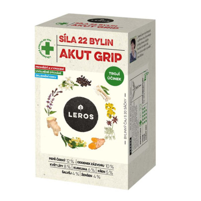 Sila 22 bylín Akut grip Leros