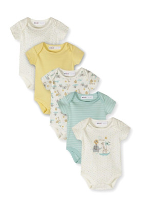 Dojčenské body unisex 5pack Minoti