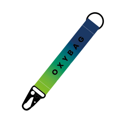 Krátka kľúčenka s karabínkou Ombre boy OxyBag