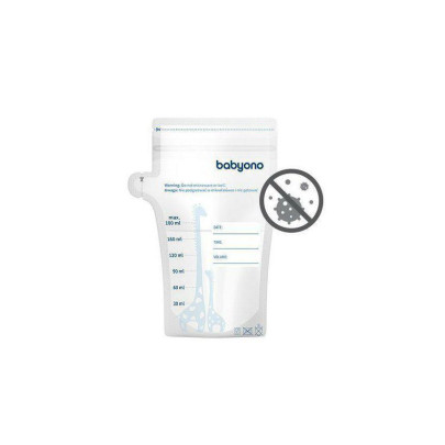 Vrecká na úschovu pokrmu 180 ml Babyono