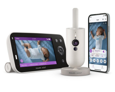 Múdra opatrovateľka Premium s prekladom plaču, sledovaním spánku a dýchania Philips Avent