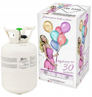 Helium na 30 balónikov