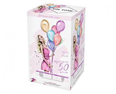 Helium na 50 balónikov