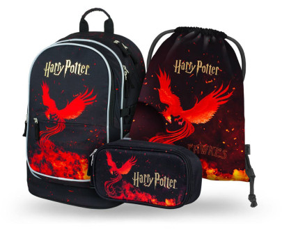 Set 3 Core Harry Potter Fénix: batoh, peračník, vrecko GRS Baagl