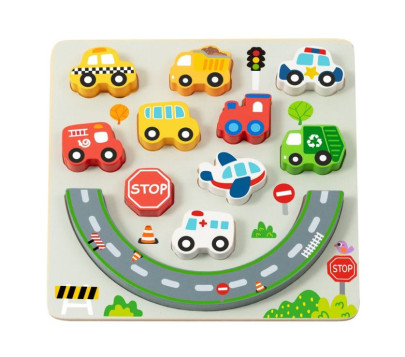 Balančné puzzle City 2 v 1 2Kids Toys