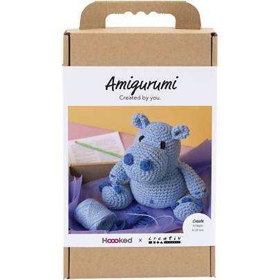 Súprava na háčkovanie hroch Amigurumi