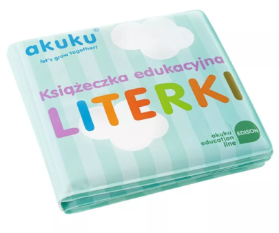 Vzdelávacia knižka do vody Písmená Akuku