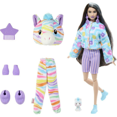 Barbie Cutie reveal barbie farebné sny - zebra