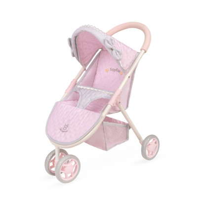 Športový kočík pre bábiky trojkolesový Sophie 55 cm DeCuevas