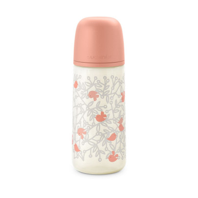 Dojčenská fľaša 360 ml fyziologická L Birdies Suavinex