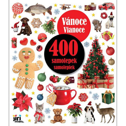 400 samolepiek Vianoce