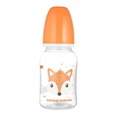 Fľaša úzkohrdlá Cute Animals 120 ml Canpol babies