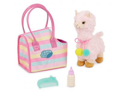 Lama v kabelke Sparkly Stripes Bag