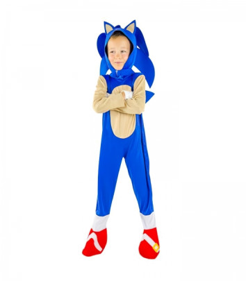 Detský kostým Sonic s maskou a rukavicami