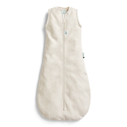 Vrece na spanie organická bavlna Jersey Oatmeal Marle 0,2 tog ErgoPouch