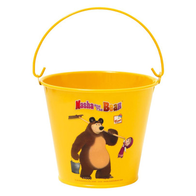 Máša a Medveď záhradný vedierko 13 cm