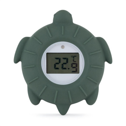 Teplomer silikónový digitálny Turtle Terry Misty Green 0 m+ Petite&Mars