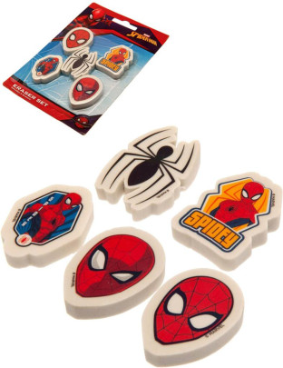 Set gúm Spider Man