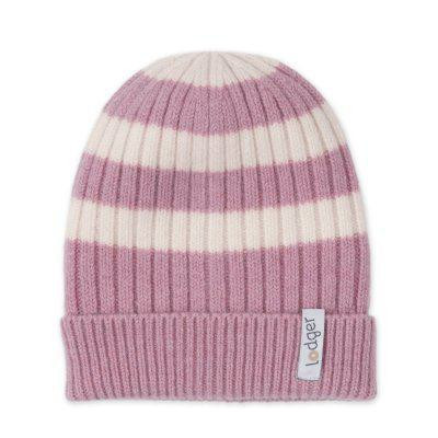 Čiapka Stripe Merino Mauve Lodger