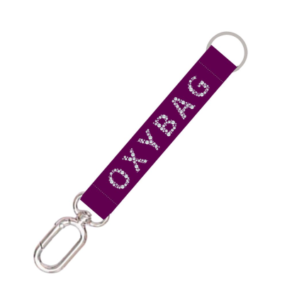 Krátka kľúčenka s karabínkou Diamonds OxyBag
